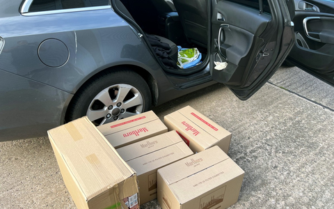 HZA-MD: Gelungener Wochenstart für Magdeburger Zöllner / Flüchtender Zigarettenschmuggler nach Verfolgungsjagd auf der A 2 gestoppt - Foto: presseportal.de