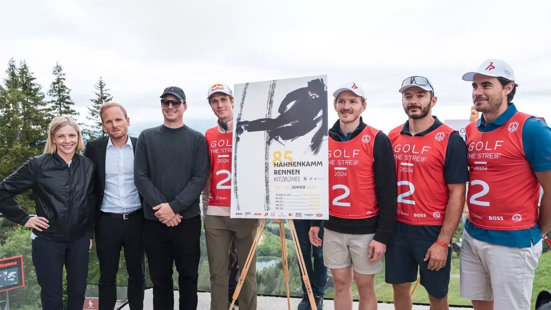 Golfen auf der legendären Kitzbüheler Streif - Bild: presseportal.de