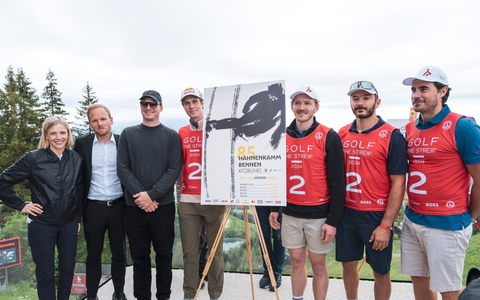 Golfen auf der legendären Kitzbüheler Streif - Foto: presseportal.de