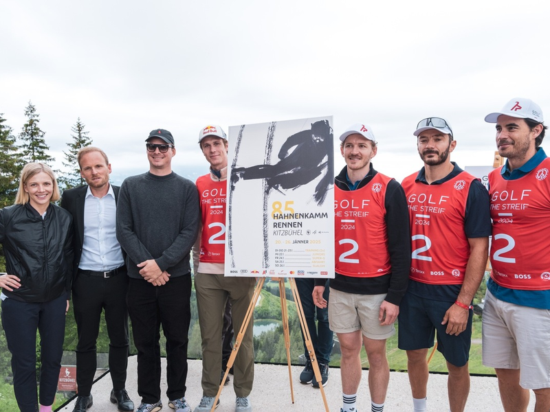 Golfen auf der legendären Kitzbüheler Streif - Foto: presseportal.de