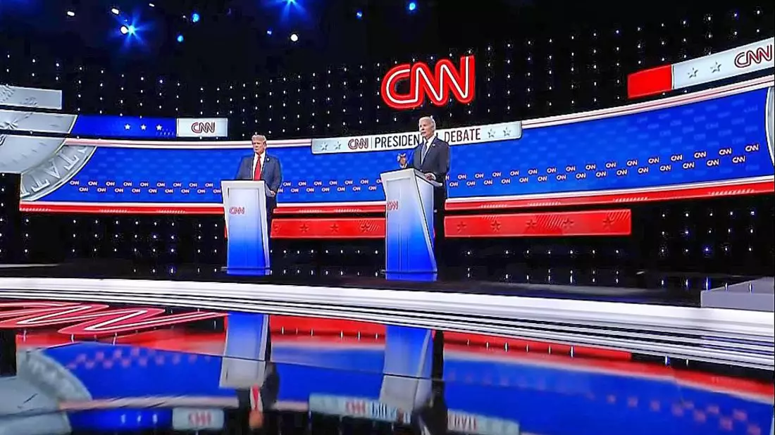 TV-Duell zwischen Trump und Biden am 27.06.2024 - Bild: über dts Nachrichtenagentur