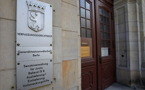 Weil die Person in Berlin festgenommen wurde, ist die Generalstaatsanwaltschaft der Hauptstadt für das Auslieferungsverfahren zuständig. - Foto: Florian Schuh/dpa