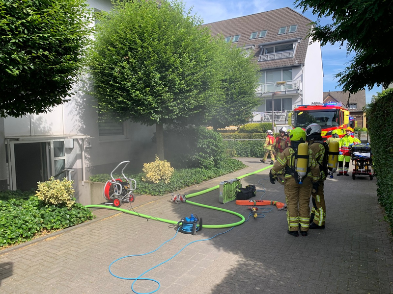 FW Ratingen: FW Ratingen: - aufmerksame Bewohnerin alarmieren die Feuerwehr und Mitbewohner - Foto: presseportal.de
