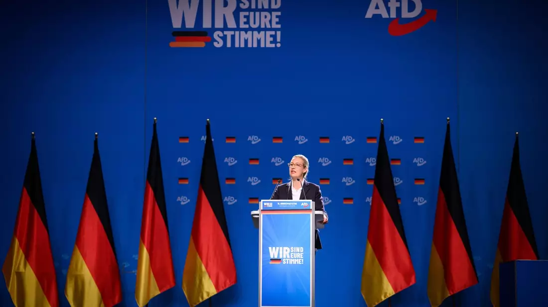 Alice Weidel soll einer Vorabsprache zufolge Kanzlerkandidatin der AfD werden (Archivbild) - Bild: Bernd von Jutrczenka/dpa