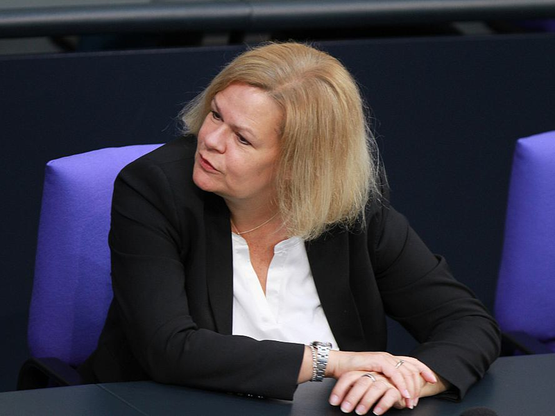 Nancy Faeser (Archiv) - Foto: über dts Nachrichtenagentur
