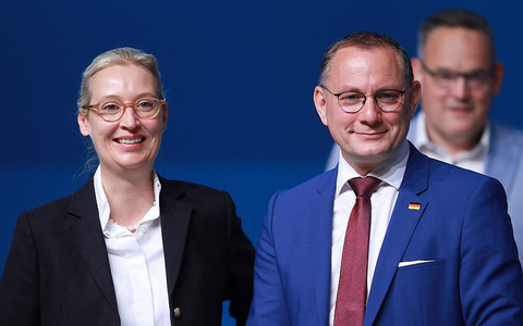Alice Weidel und Tino Chrupalla - Foto: über dts Nachrichtenagentur