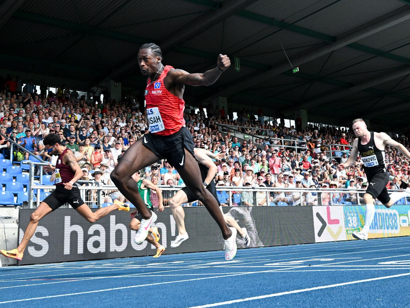 Sprinter Owen Ansah wurde nach seinem Rekord rassistisch beleidigt. - Foto: Sven Hoppe/dpa