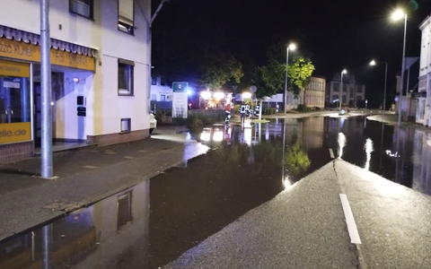 FW Celle: Starkregen, Brandgeruch, Wasserrohrbruch und eine Schlange fordern Celler Feuerwehr in der Nacht! - Foto: presseportal.de