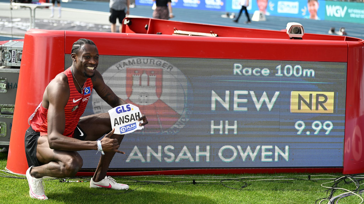 Owen Ansah kann stolz auf sich sein. - Foto: Swen Pförtner/dpa