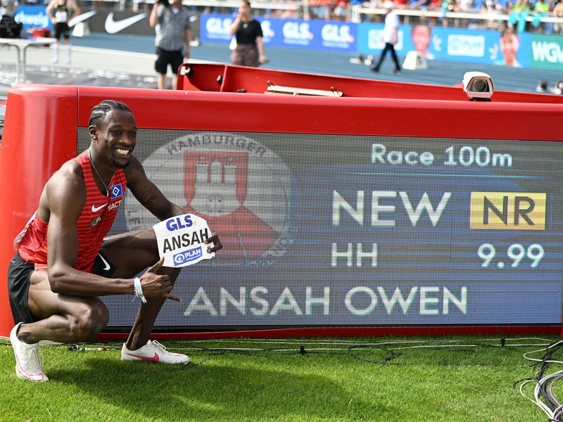 Owen Ansah kann stolz auf sich sein. - Foto: Swen Pförtner/dpa