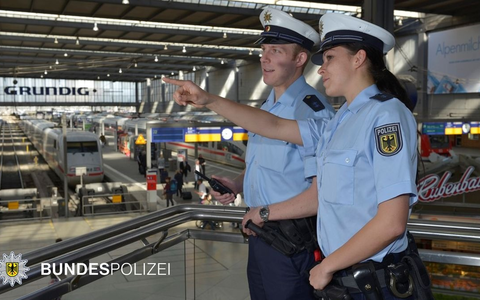 Bundespolizeidirektion München: Mehrere Gewaltdelikte in Münchner Bahnbereichen - Foto: presseportal.de