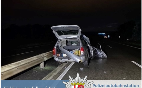 POL-PDNW: Gemeinsame Pressemeldung der Staatsanwaltschaft Frankenthal (Pfalz) und der Polizeiautobahnstation Ruchheim -Verkehrsunfall auf A65 endet tödlich - Zeugenaufruf - Foto: presseportal.de POL-PDNW: Gemeinsame Pressemeldung der Staatsanwaltschaft Frankenthal (Pfalz) und der Polizeiautobahnstation Ruchheim -Verkehrsunfall auf A65 endet tödlich - Zeugenaufruf - Foto: presseportal.de