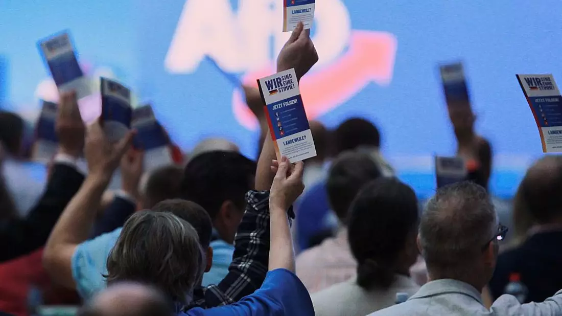 Abstimmung auf AfD-Parteitag am 30.06.2024 - Bild: über dts Nachrichtenagentur