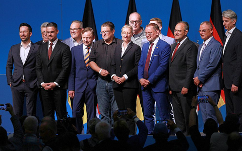 Der neue AfD-Bundesvorstand beim Bundesparteitag im Juni 2024 - Foto: über dts Nachrichtenagentur