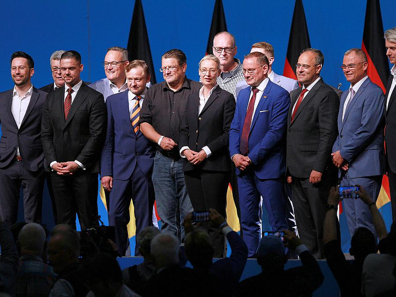 Der neue AfD-Bundesvorstand beim Bundesparteitag im Juni 2024 - Foto: über dts Nachrichtenagentur