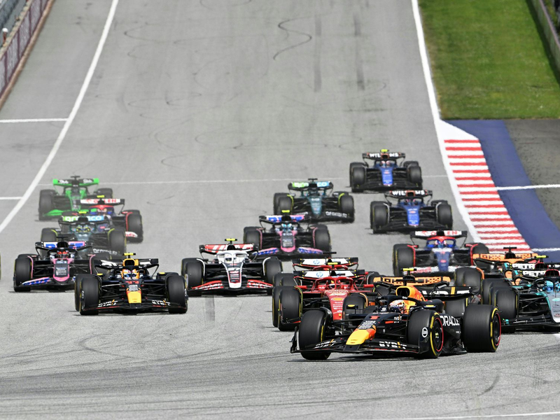 Der Große Preis von Österreich wurde in Spielberg ausgefahren. - Foto: Max Slovencik/APA/dpa