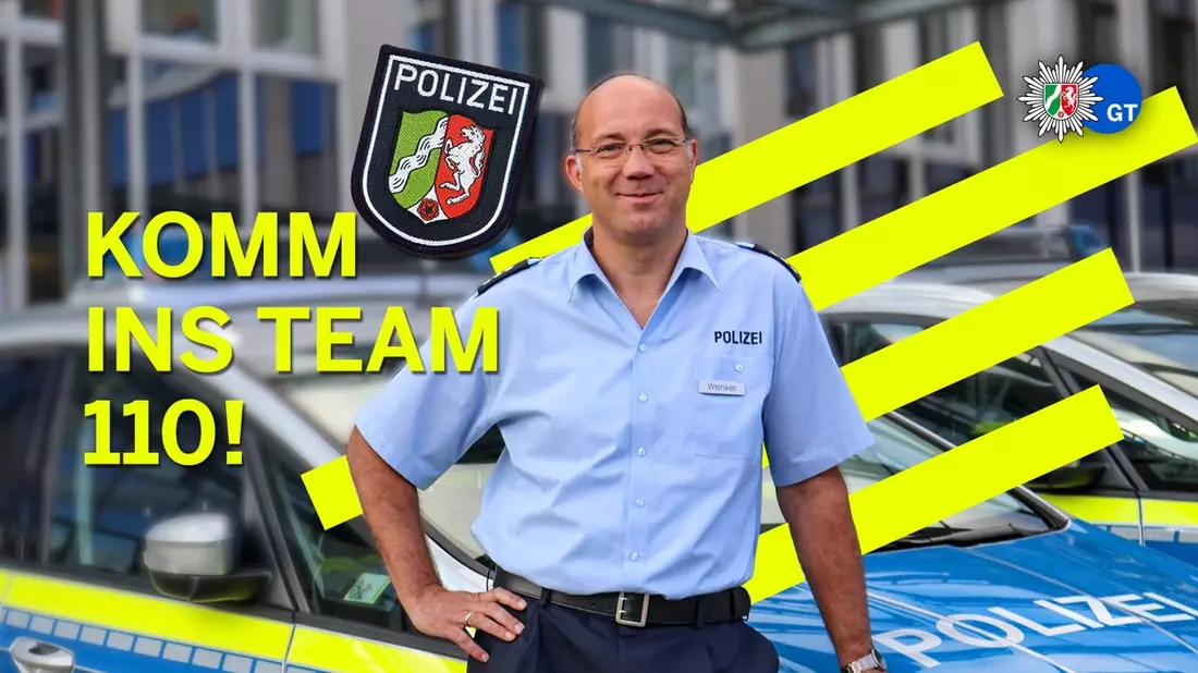 POL-GT: Genau mein Fall! - Polizei NRW Die Polizei Gütersloh wirbt für Nachwuchs - Bild: presseportal.de