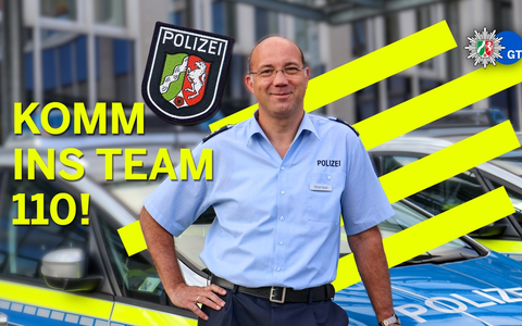 POL-GT: Genau mein Fall! - Polizei NRW Die Polizei Gütersloh wirbt für Nachwuchs - Foto: presseportal.de