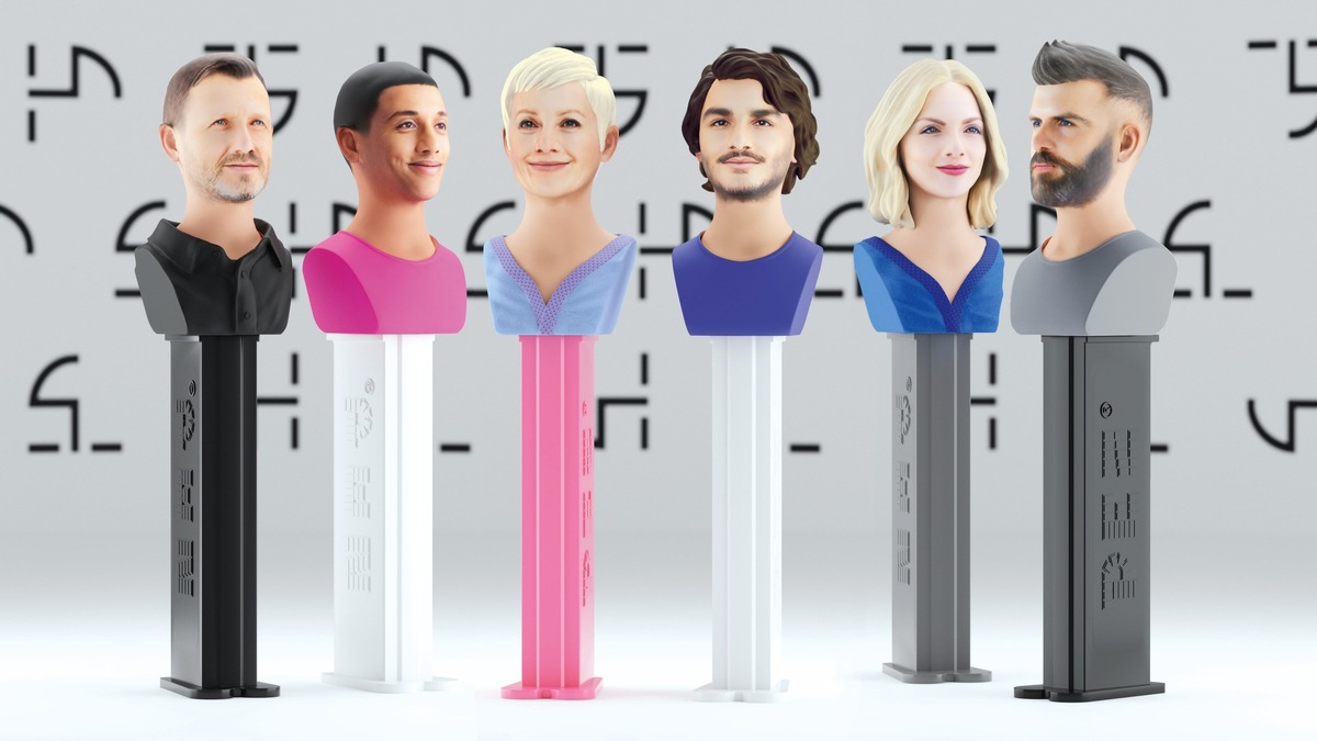 Von der Kultfigur zum Unikat: Jetzt kann man sich selbst zum PEZ-Spender machen - Foto: presseportal.de