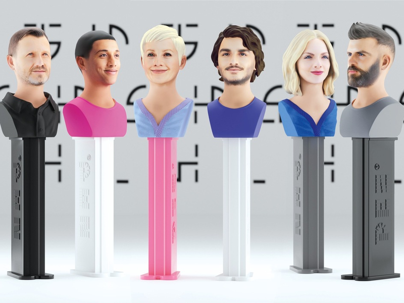 Von der Kultfigur zum Unikat: Jetzt kann man sich selbst zum PEZ-Spender machen - Foto: presseportal.de