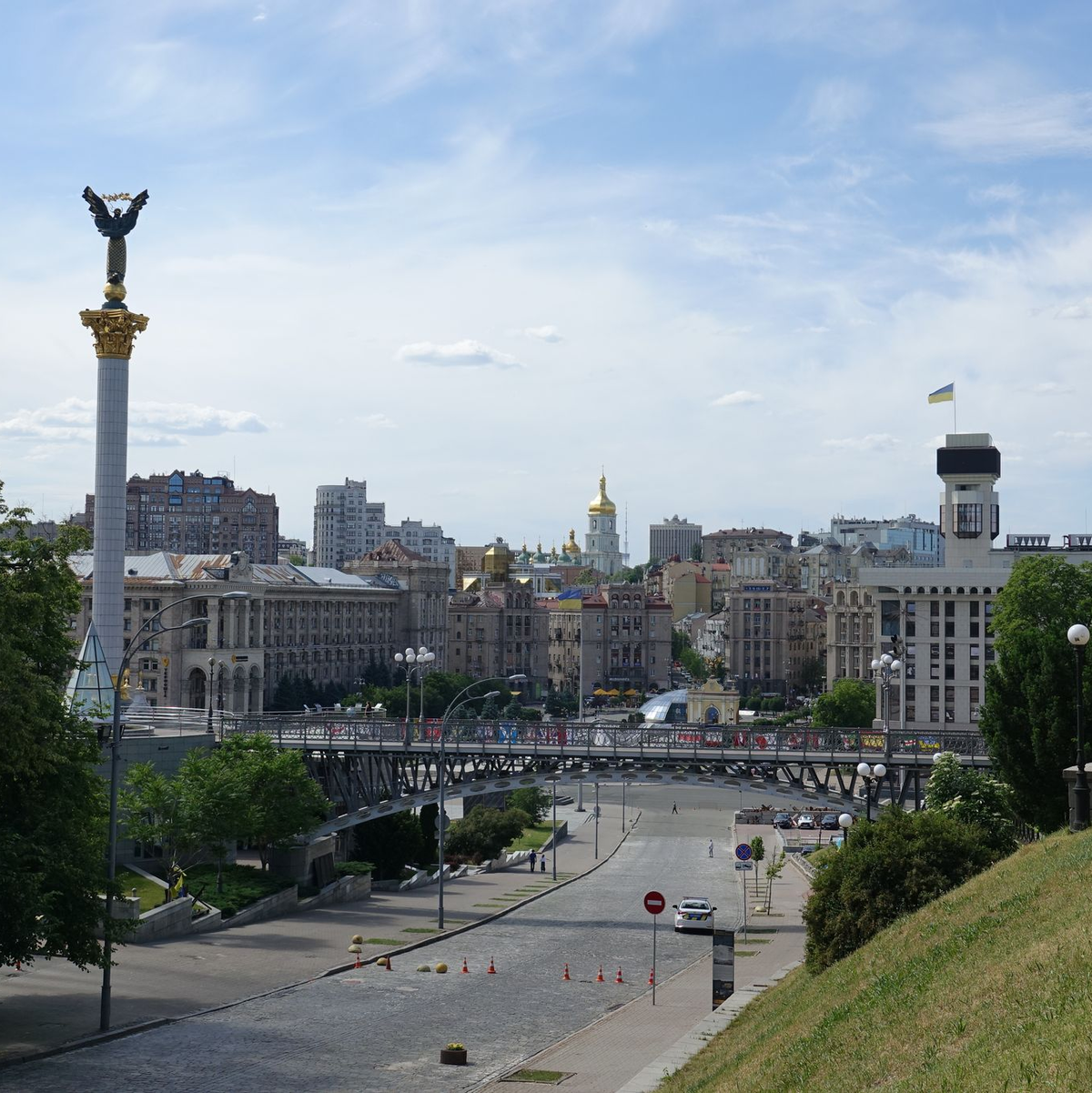 Hier gibt es bald einen neuen Nato-Job: Die ukrainische Hauptstadt Kiew - Foto: Friedemann Kohler/dpa