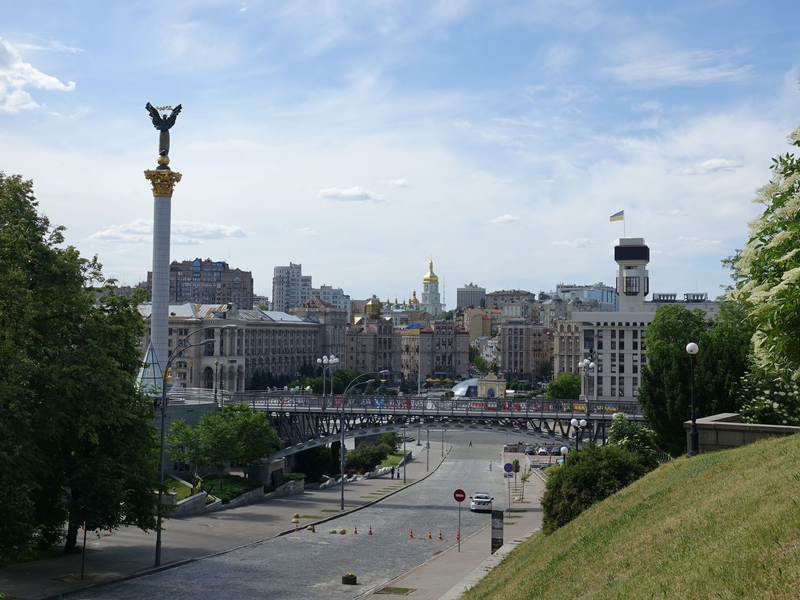 Unabhängigkeitsplatz in Kiew (Archivbild) - Foto: Friedemann Kohler/dpa