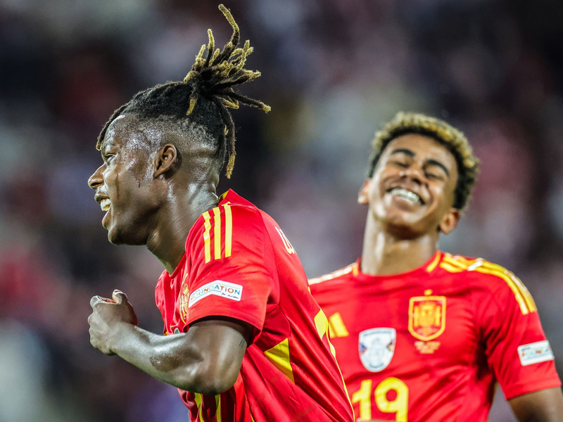 Spaniens Lamine Yamal spielt bislang eine starke EM. - Foto: Rolf Vennenbernd/dpa