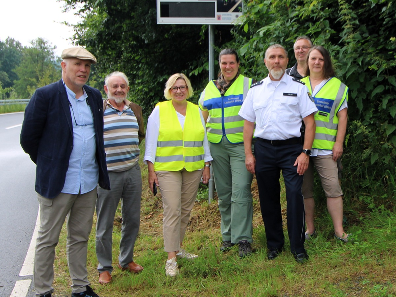 POL-DA: Lautertal: Neues Lärm-Display soll Verkehrslärm reduzieren - Foto: presseportal.de