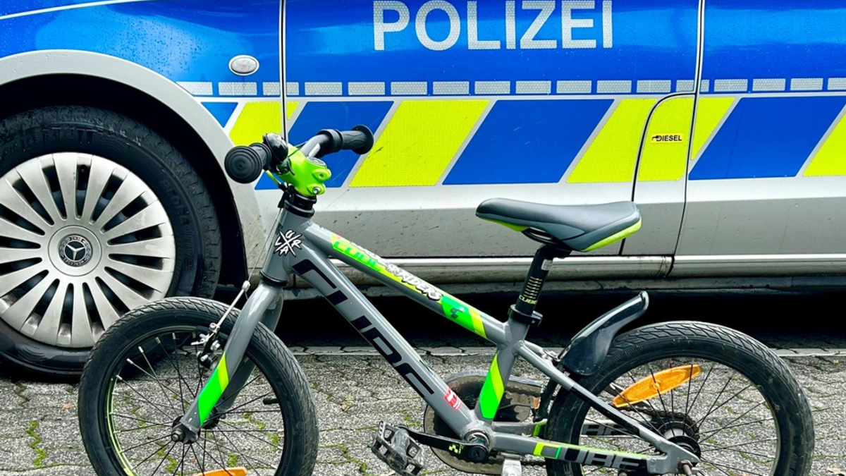 POL-SI: Graues Kinderfahrrad aufgefunden - Polizei sucht Besitzer - #polsiwi - Foto: presseportal.de