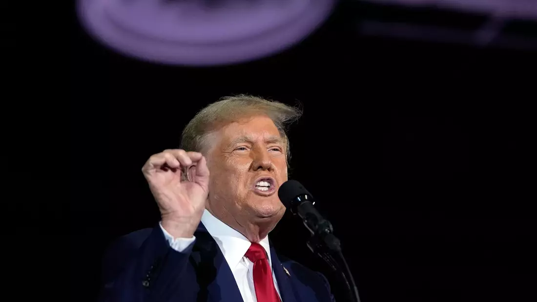 Der frühere US-Präsident Trump will die Aufhebung seiner Verurteilung (Archivbild). - Bild: Gerald Herbert/AP/dpa