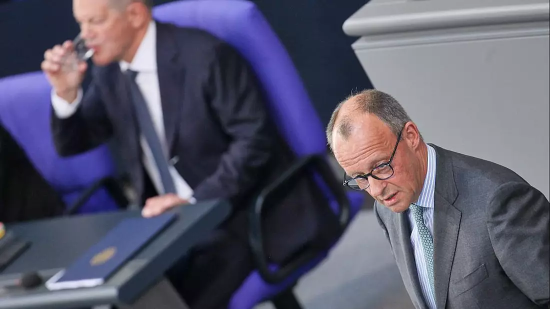 Olaf Scholz und Friedrich Merz (Archiv) - Bild: über dts Nachrichtenagentur