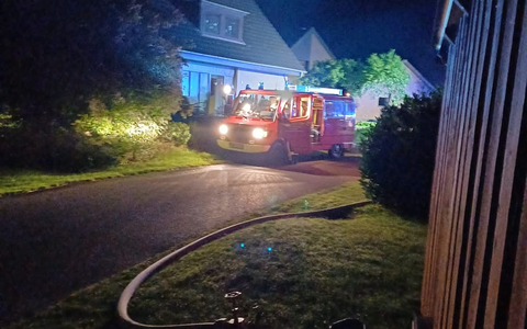 FW-ROW: Feuer in Garage - Foto: presseportal.de