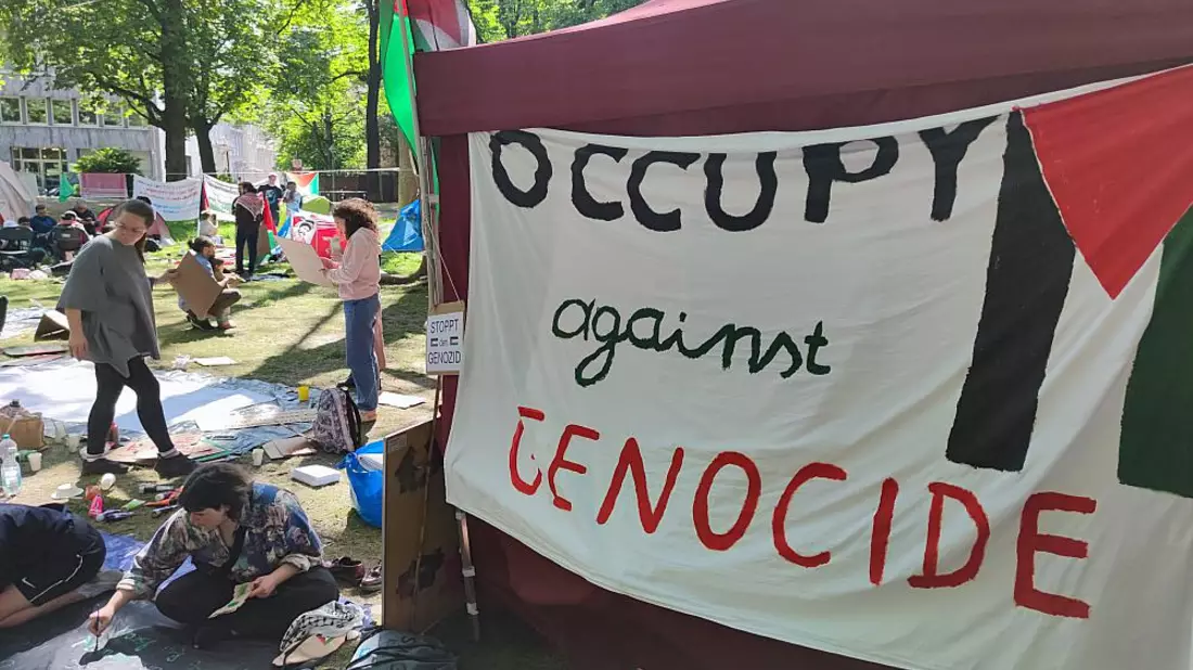 Pro-Palästina Camp an der Uni Bonn (Archiv) - Bild: über dts Nachrichtenagentur