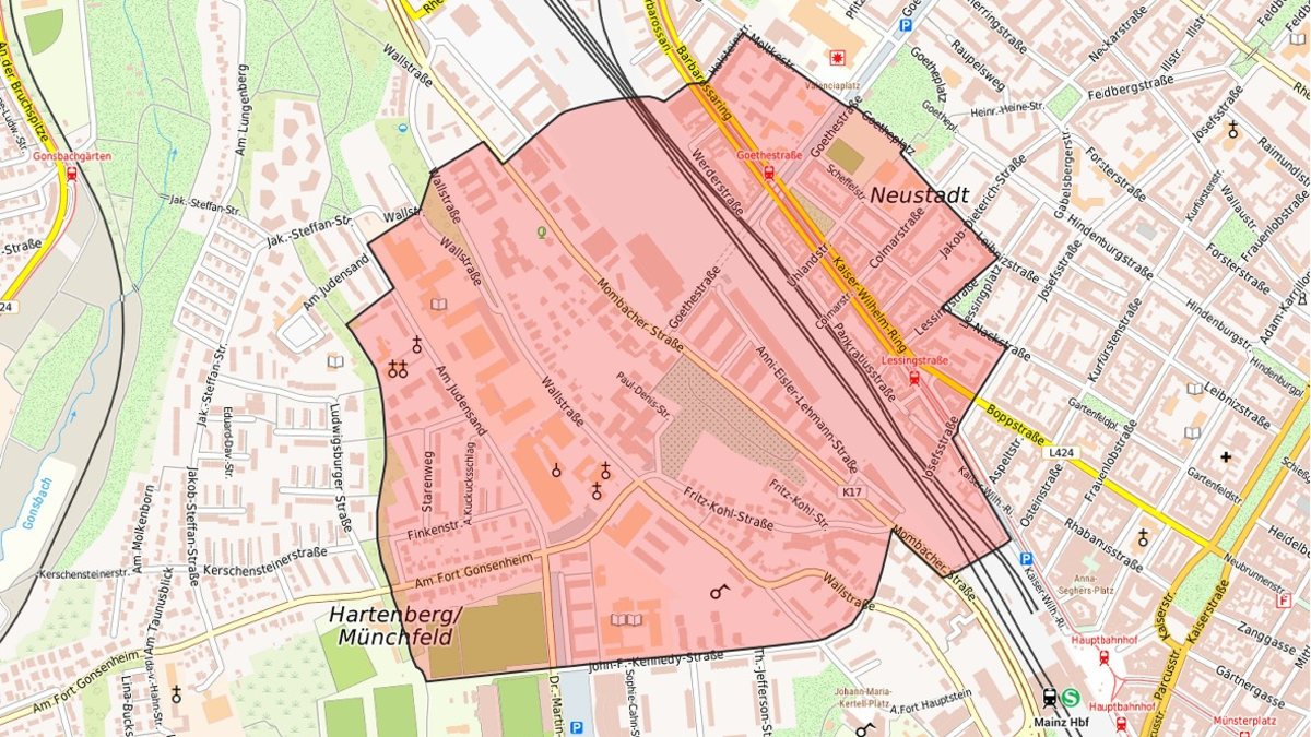 FW Mainz: Bombenfund in Mainz an der Paul-Denis-Straße: Entschärfung voraussichtlich am Donnerstag, 4. Juli 2024 - Foto: presseportal.de