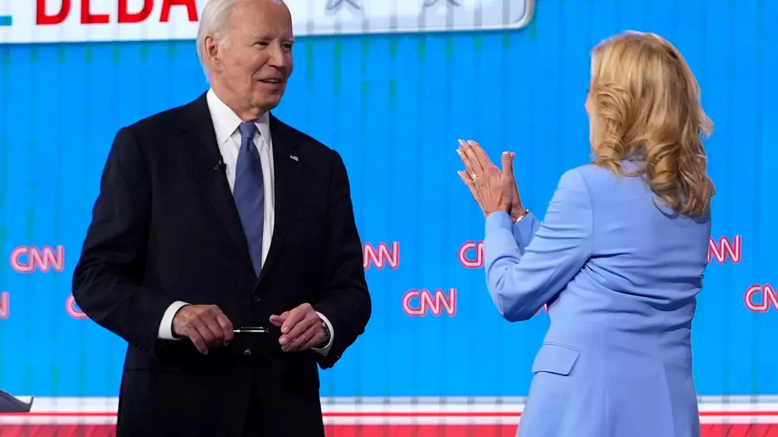 US-Präsident Joe Biden sah im TV-Duell gegen seinen Rivalen Donald Trump nicht gut aus. - Bild: Gerald Herbert/AP