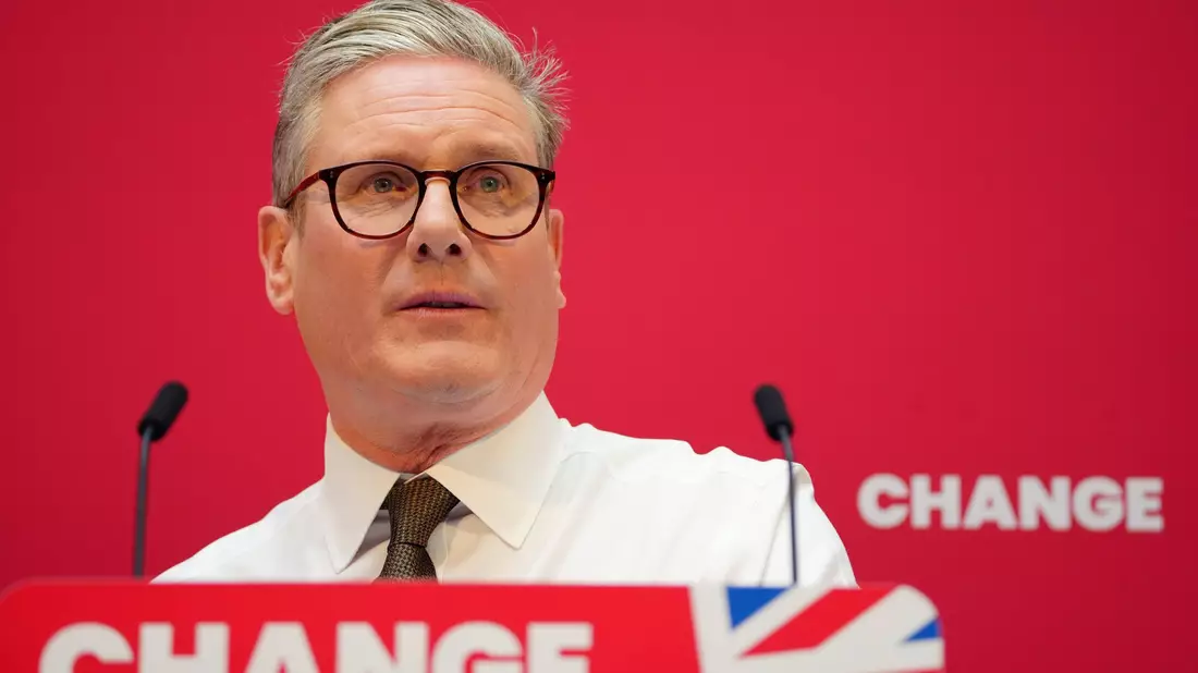 Labour-Chef Keir Starmer wird aller Voraussicht nach neuer Premierminister (Archivbild) - Bild: Jon Super/AP/dpa