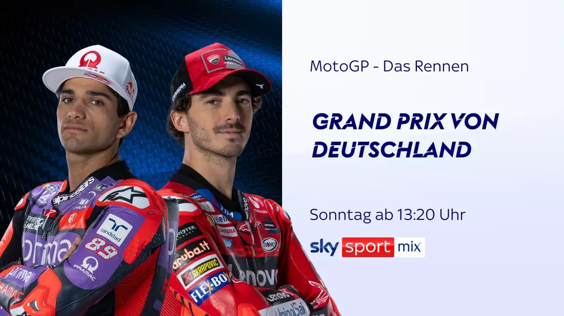 Der MotoGP(TM) Grand Prix am Sachsenring: das größte Einzelsportevent Deutschlands am Wochenende live bei Sky Sport - Bild: presseportal.de