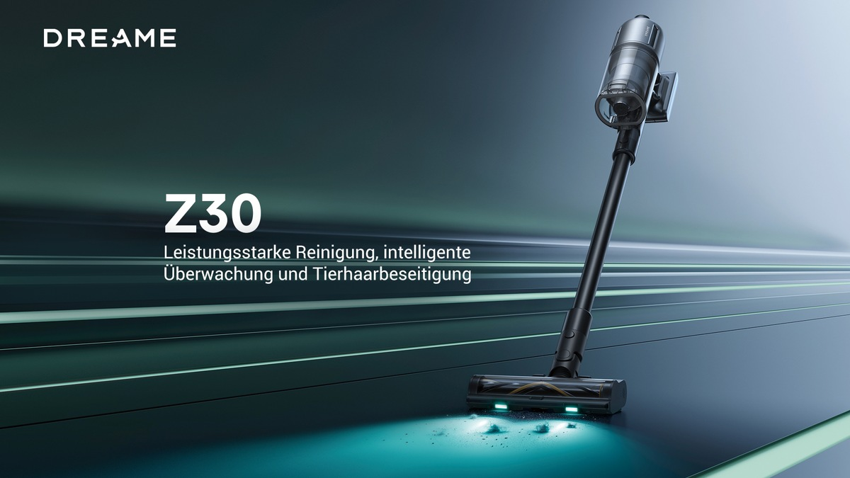 DREAME stellt neue Stabstaubsauger vor / Die Neuen in der Z-Serie machen Schluss mit schmutzig! - Foto: presseportal.de