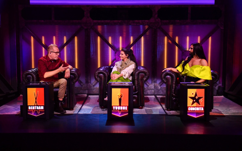 Bertram Engel Yvonne Catterfeld Conchita Wurst The Tribute - Die Show der Musiklegenden - Foto: Seven.One/ Julia Feldhagen, presseportal.de