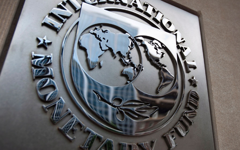 Logo des Internationalen Währungsfonds (IWF) (Symbolbild) - Foto: Jim Lo Scalzo/EPA/dpa