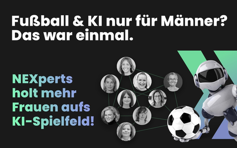 Sind Fußball und KI reine Männersache? NEXperts sagt nein und startet Kampagne für mehr Frauen auf dem KI-Spielfeld - Foto: presseportal.de