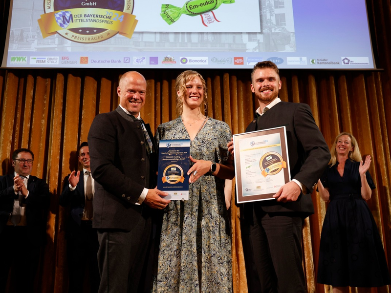 Dr. C. SOLDAN eines der Top-Unternehmen in Bayern: Die Bonbonspezialisten erhielten für ihre herausragende Leistung den Bayerischen Mittelstandspreis - Foto: presseportal.de