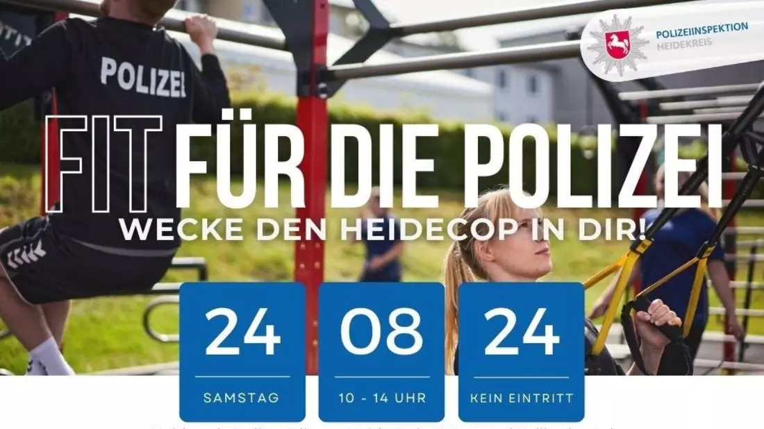 POL-HK: +++ SAVE THE DATE +++ Fit für die Polizei - wecke den Heidecop in Dir! - Bild: presseportal.de