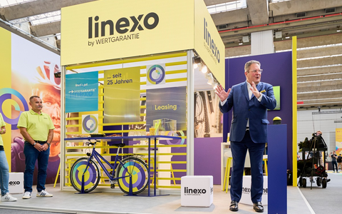 linexo by Wertgarantie: Bewusst anders unterwegs / Spezialversicherer präsentiert neue Marke auf der Eurobike - Foto: presseportal.de linexo by Wertgarantie: Bewusst anders unterwegs / Spezialversicherer präsentiert neue Marke auf der Eurobike - Foto: presseportal.de