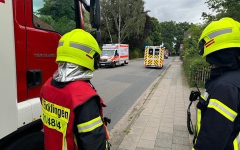 FW Flotwedel: Vermeintlicher Verkehrsunfall auf der Hauptstraße in Wienhausen - Foto: presseportal.de
