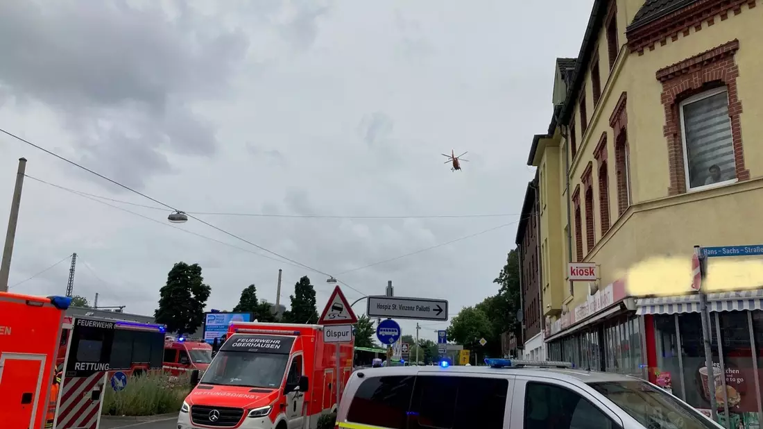 FW-OB: Schwerer Verkehrsunfall - Bild: presseportal.de