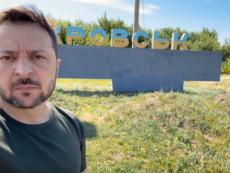 Kämpfe um Pokrowsk verstärkt. (Archivbild) - Foto: -/Präsidentenbüro /dpa