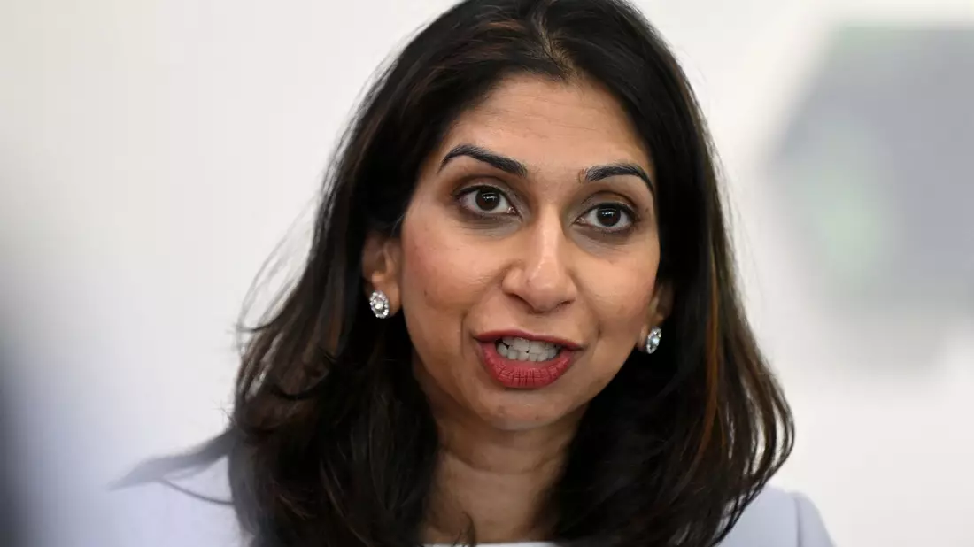 Ex-Innenministerin Braverman soll eine Kandidatur vorbereiten. (Archivbild) - Bild: Justin Tallis/PA Wire/dpa