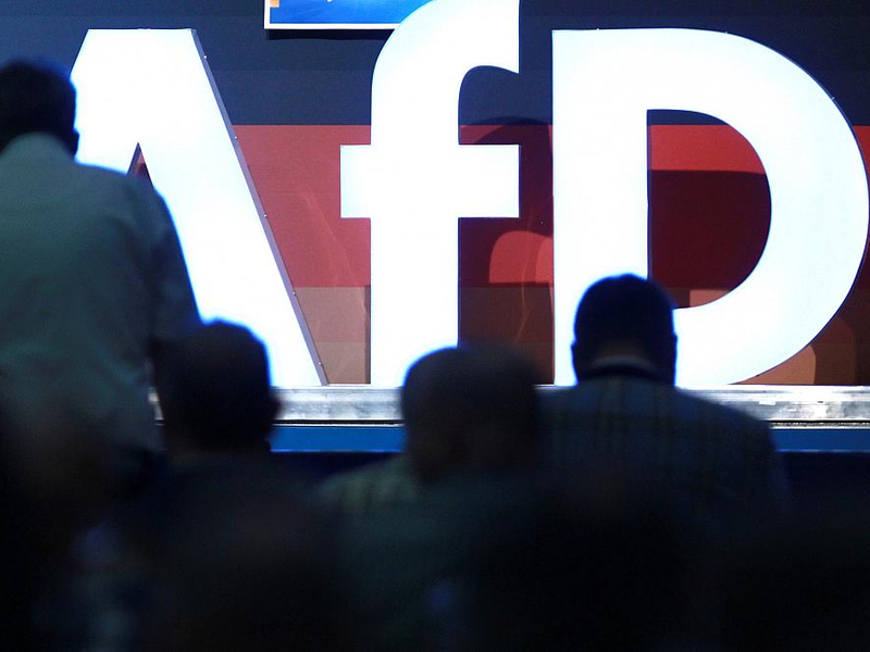 Logo auf AfD-Parteitag (Archiv) - Foto: über dts Nachrichtenagentur