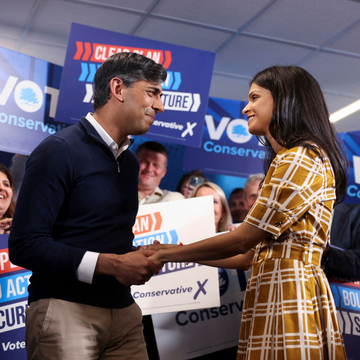 Sunak ist der fünfte konservative Premierminister in acht Jahren. - Foto: Claudia Greco/Pool REUTERS/AP/dpa
